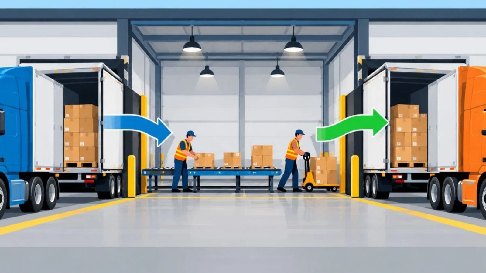 cross-docking vs. storage